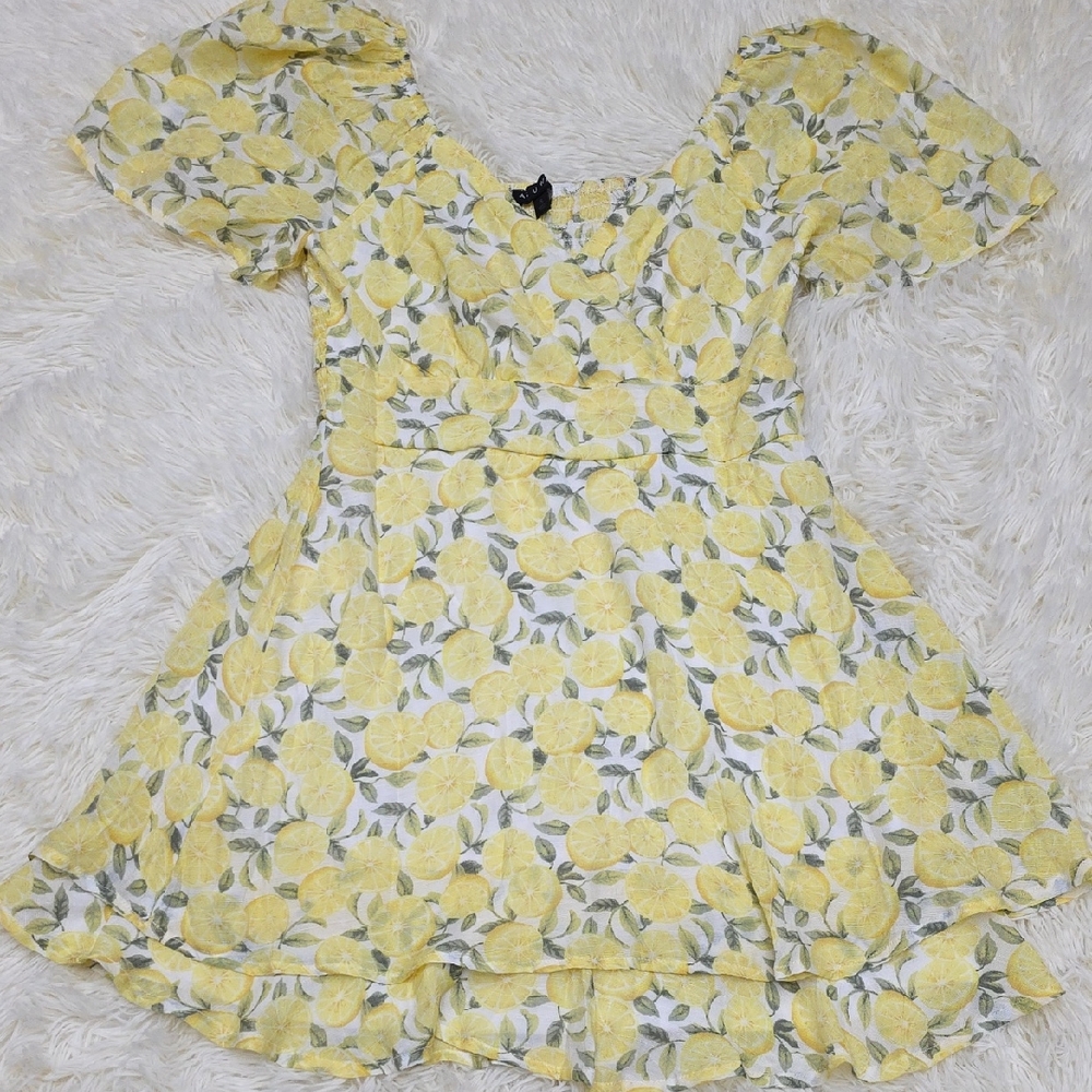 As U Wish Yellow Floral Dress